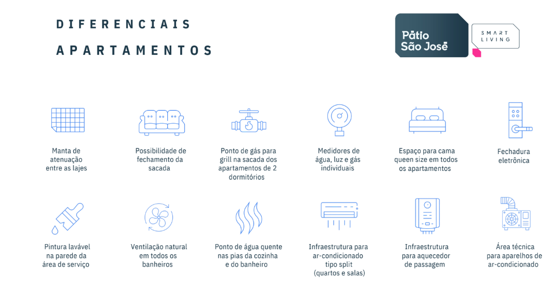 Apartamento Pátio no Centro de  São José em São José dos Campos | 2 Dormitórios | 70 m² — miniatura 16