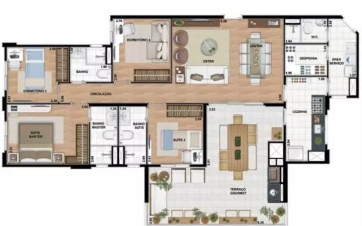 Apartamento à venda no Pátio Condominio Clube, Jardim Aquarius, São José dos Campos — miniatura 25