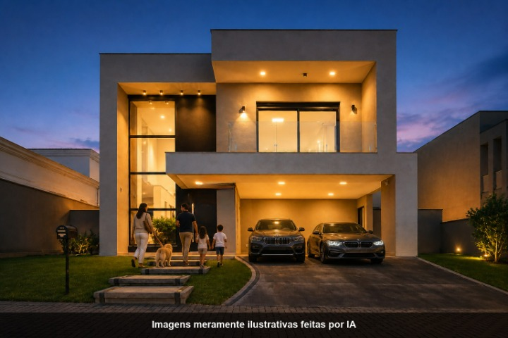 Casa contemporânea no Alphaville II, localizado em Urbanova • São José dos Campos/SP