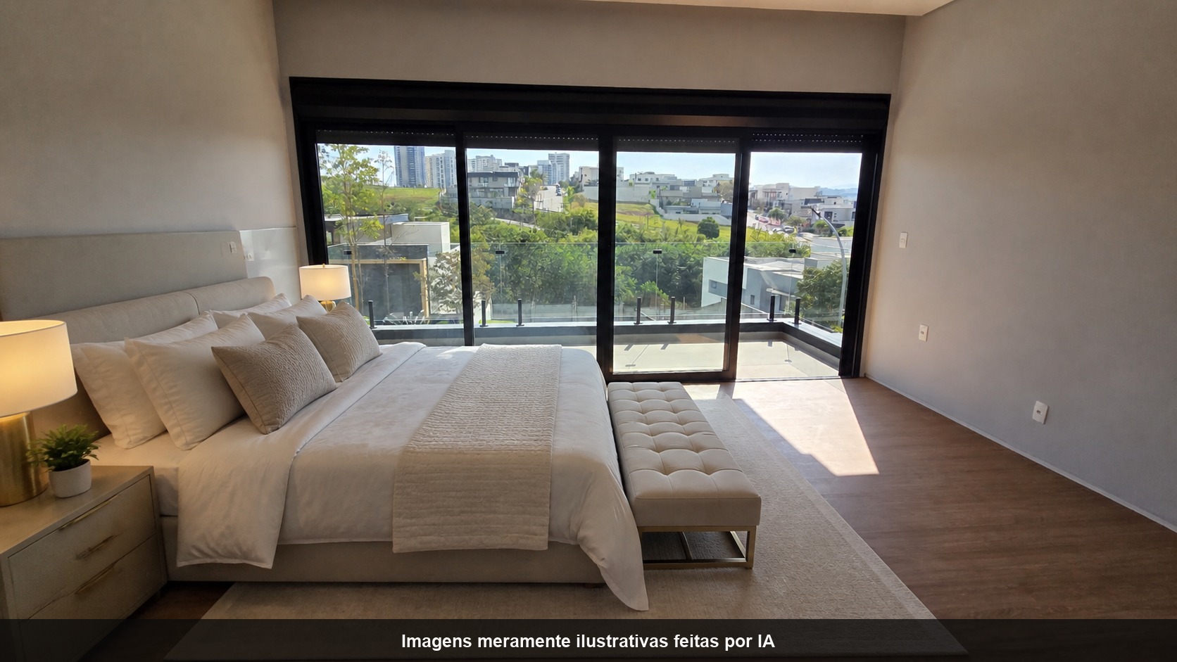 Casa de alto padrão à venda no Alphaville I com 4 suítes, elevador, adega e vista panorâmica — miniatura 8